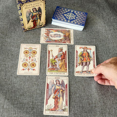 Da Brigh Soprafino Dellarocca Tarot 78 cards printed with clear meanings