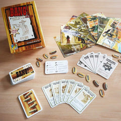 DaVinci Bang! Wild West card game draw phase with tense decisions
