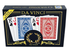 DA VINCI Ruote plastic playing cards deck view highlighting durability and washability