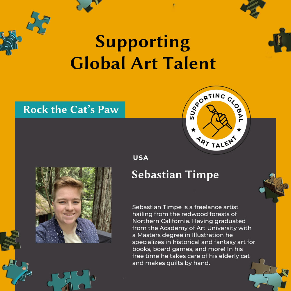 da Vinci's Room Global Talent Art puzzle honors diverse creators