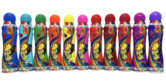 Dab-O-Ink bingo daubers in mixed colors for quick, vibrant bingo play