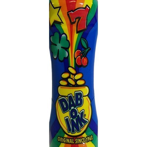 Dab-O-Ink blue bingo dauber cap close-up shows durable, easy-to-use design.
