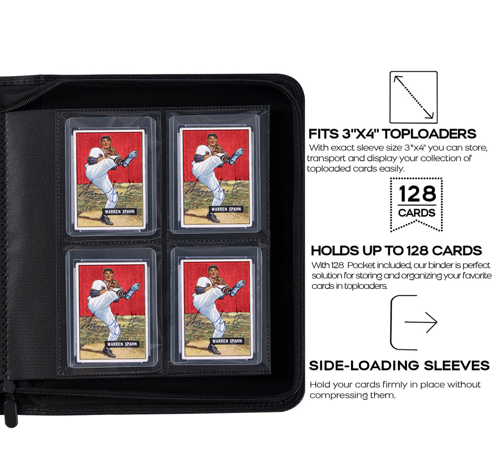 D DACCKIT inside pockets enable quick search of 3x4 cards