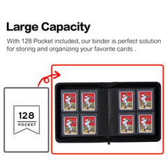 D DACCKIT page with 16 top loaders per page for organized collections