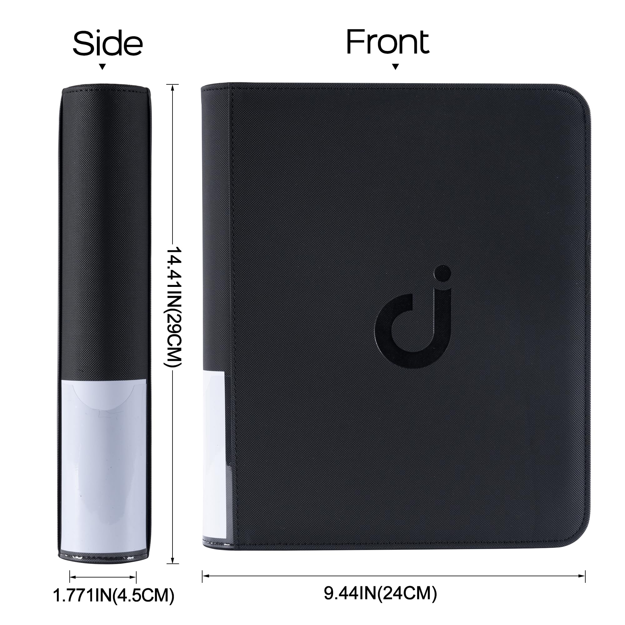 D DACCKIT binder demonstrates 128-card capacity at a glance