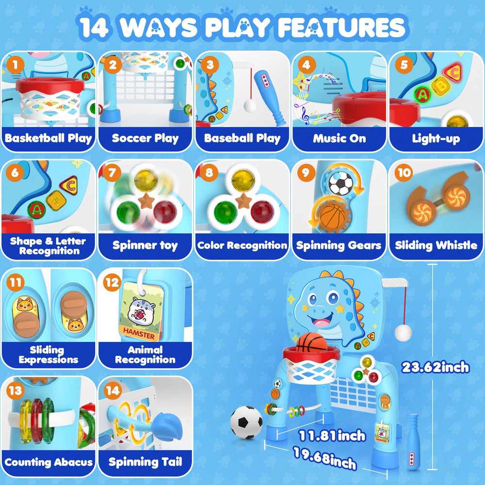 DADAPALS toddler-soccer-goal encourages kicking and coordination in safe indoor spaces.