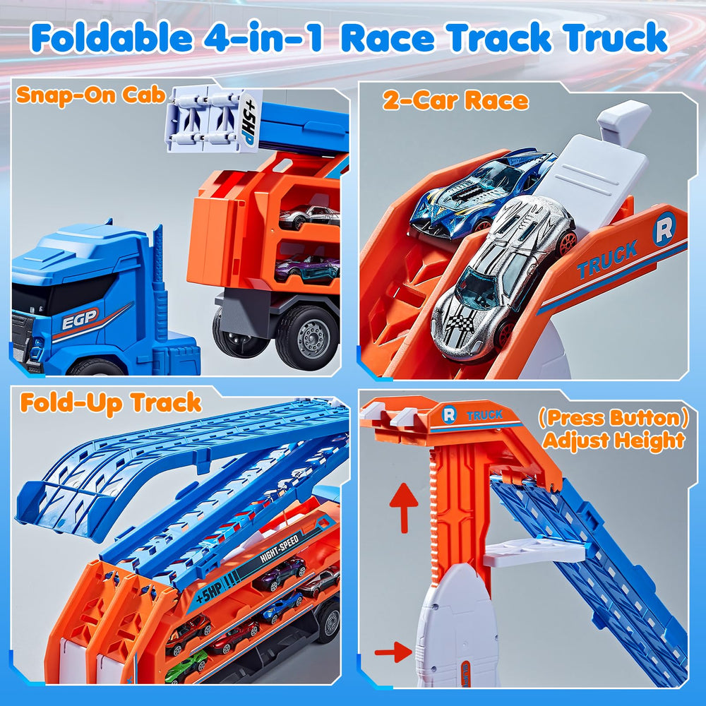DADAPALS foldable ramp end gate enables quick setups for games.