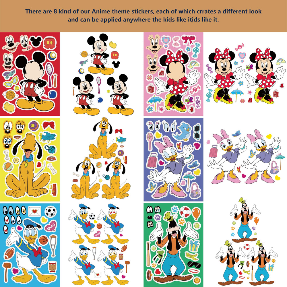 DaeSichi sticker sheets offer mix-and-match designs for creative crafts.