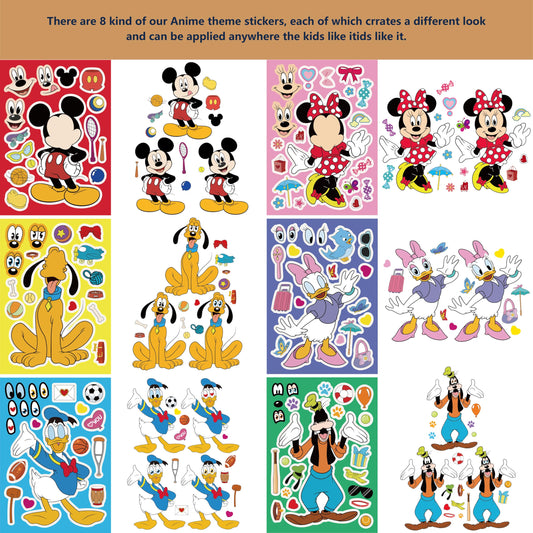 DaeSichi sticker sheets offer mix-and-match designs for creative crafts.