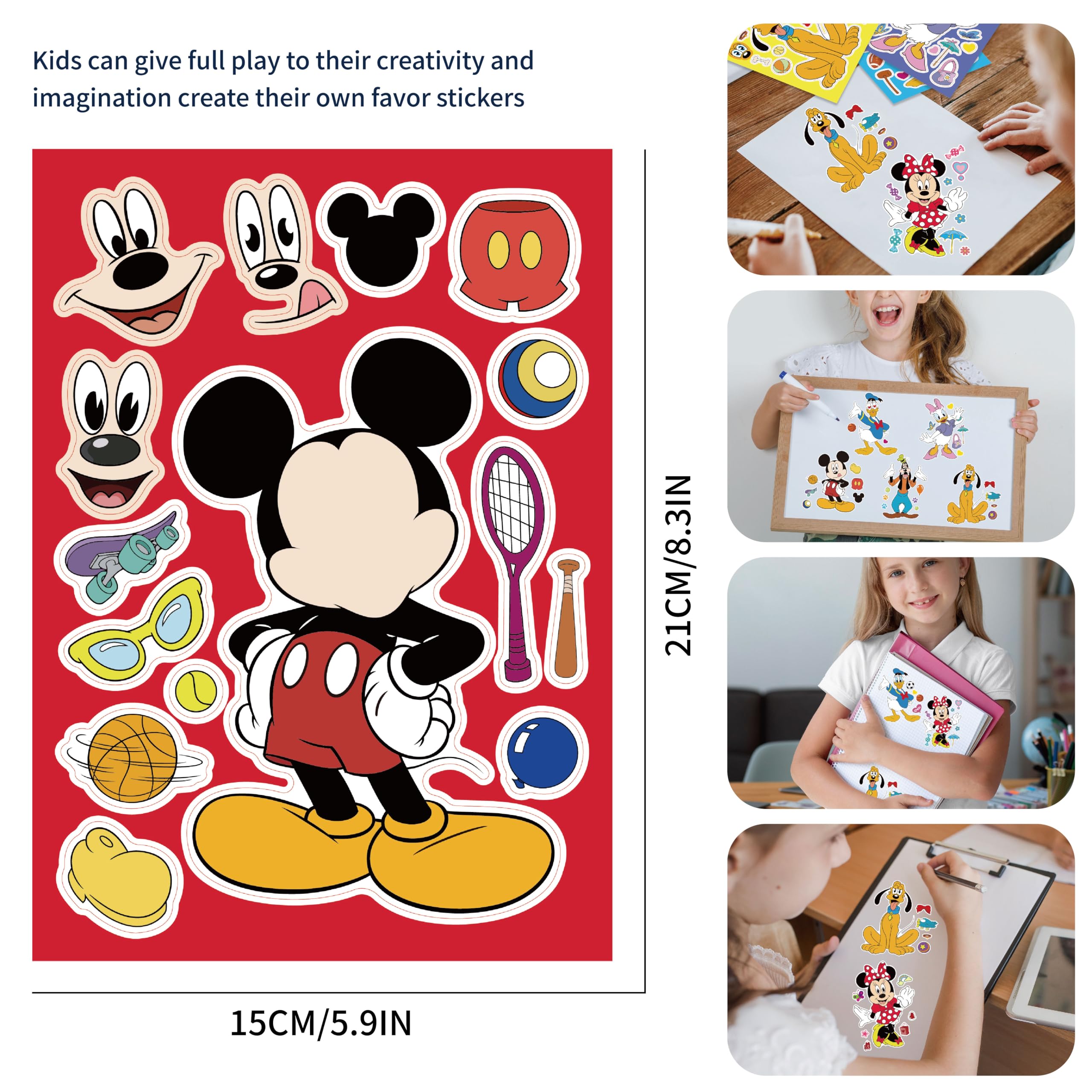 Waterproof DaeSichi stickers ideal for gift boxes, notebooks, and walls.