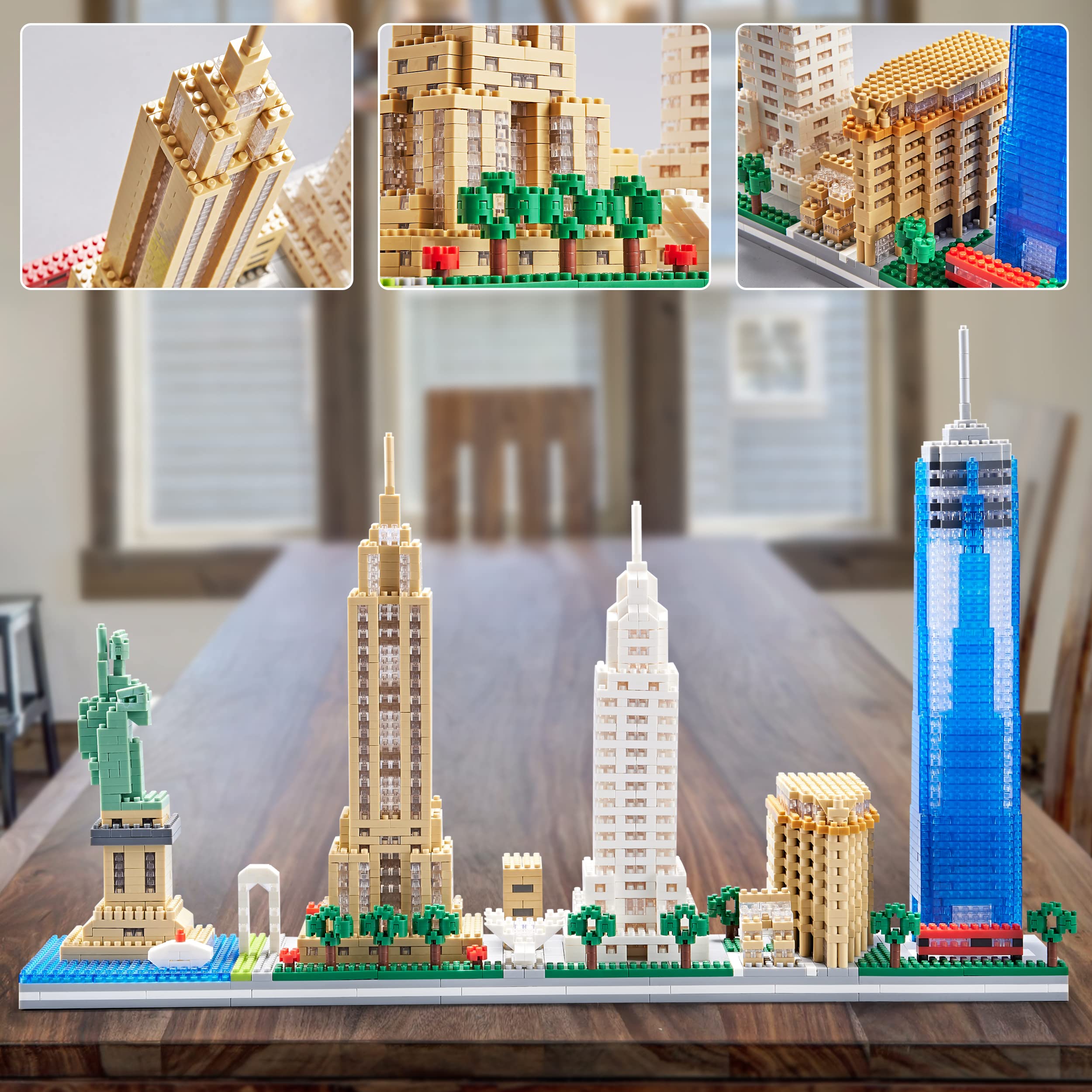 DAFDAG New York skyline Flatiron Building model, adds architectural flair to your desk