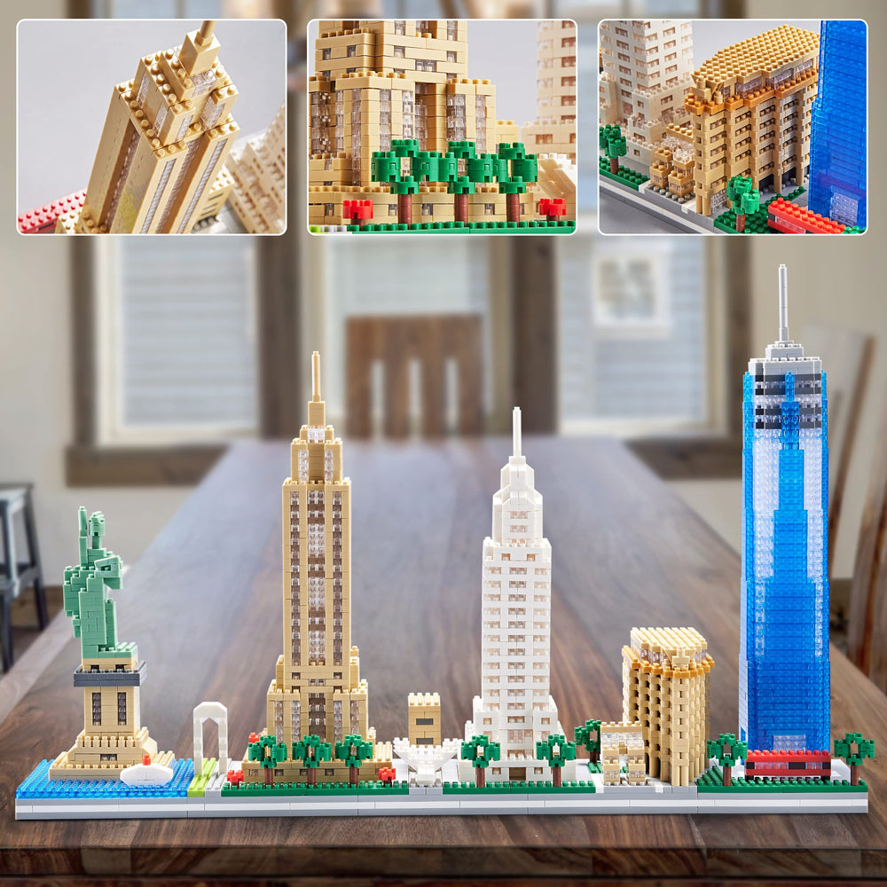 DAFDAG New York skyline Flatiron Building model, adds architectural flair to your desk