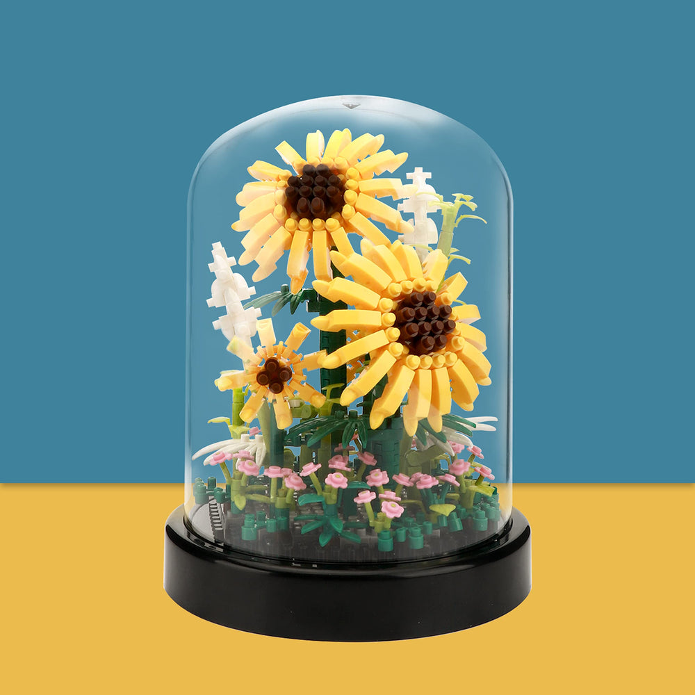 DAFDAG Sunflower 545-piece detail highlights precision for elegant decor