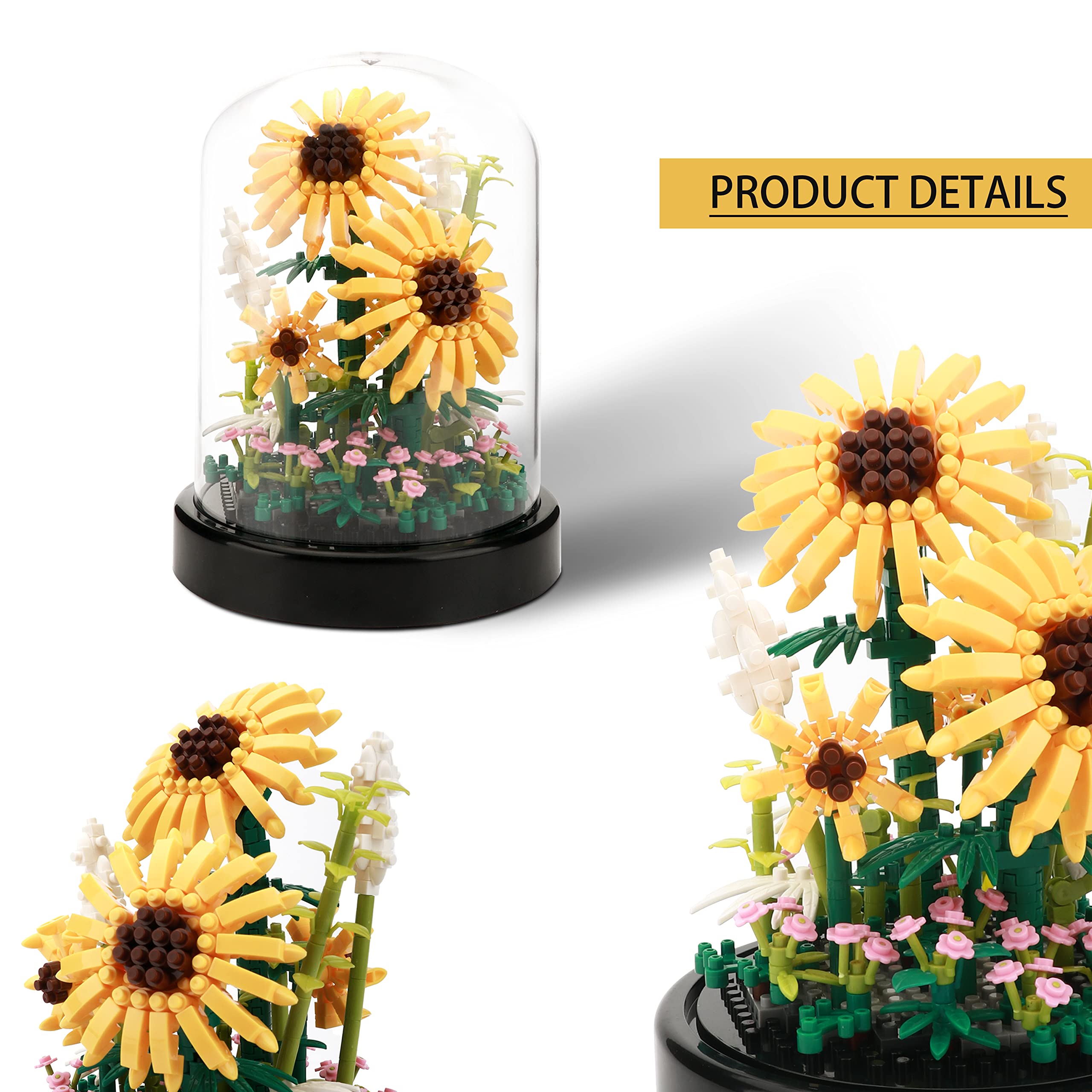 DAFDAG Sunflower kit assembly guide supports beginner-friendly building