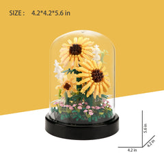 DAFDAG Sunflower desk decor for home or office spaces