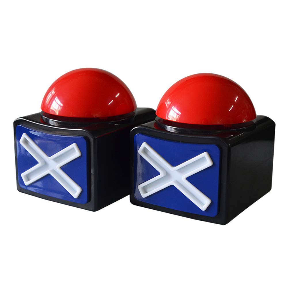 DAFEN Game Answer Buzzer 2pcs front view for quick buzz-ins