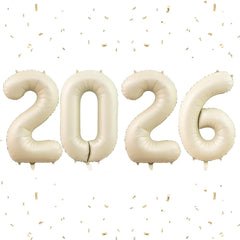 Dagelar 2026 beige 40-inch balloons for large-scale decor.