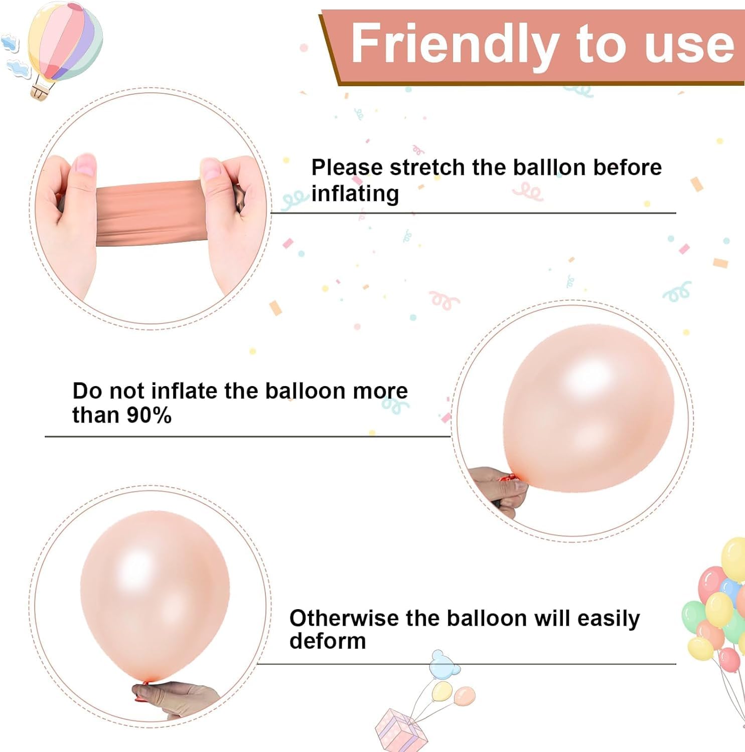 Dagelar baby shower balloon supply for stylish celebrations.