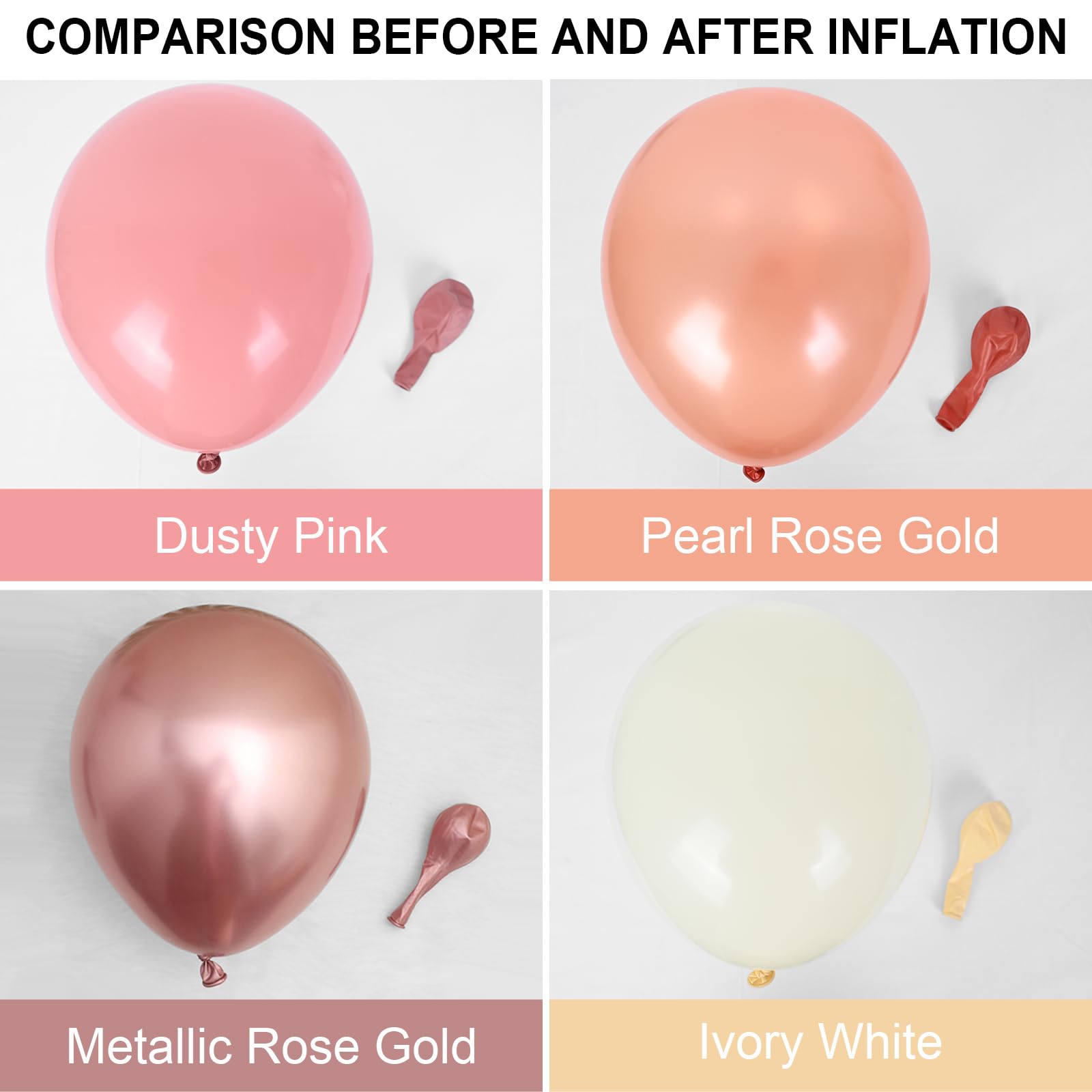 Dagelar bridal wedding decor balloon set for romantic setups.