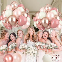 Dagelar clear confetti balloon reveals festive sparkle inside.