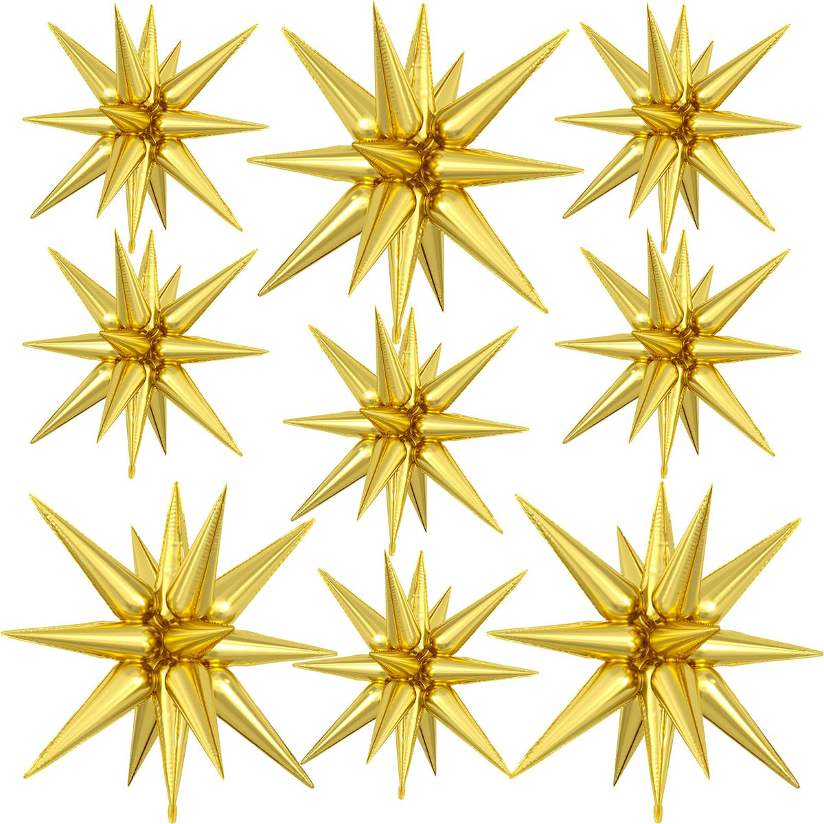 Dagelar 27-inch gold star balloon centerpiece for birthday