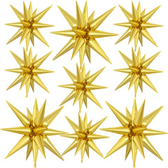 Dagelar 27-inch gold star balloon centerpiece for birthday