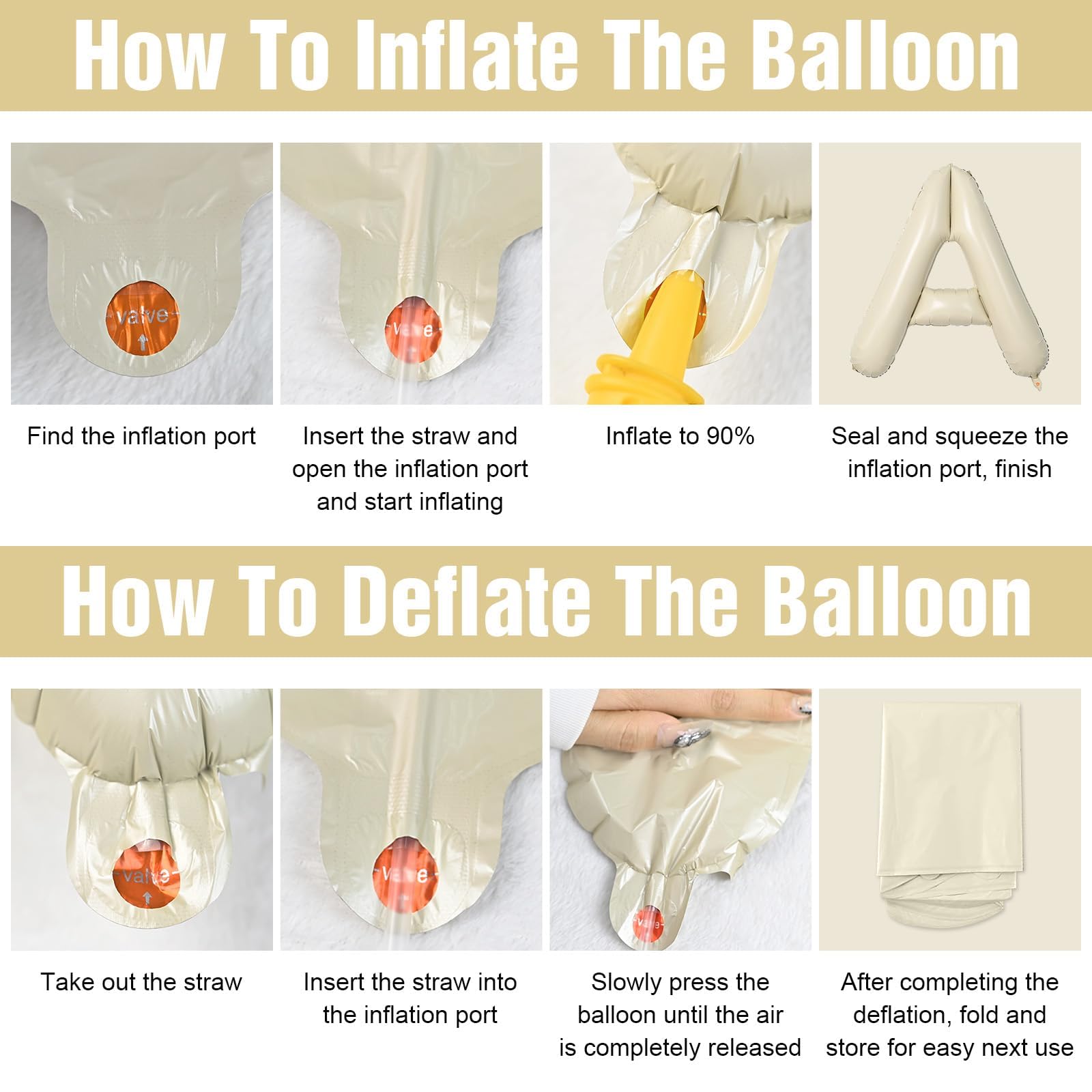 Dagelar care tips to avoid over-inflation and sharp objects for longevity.