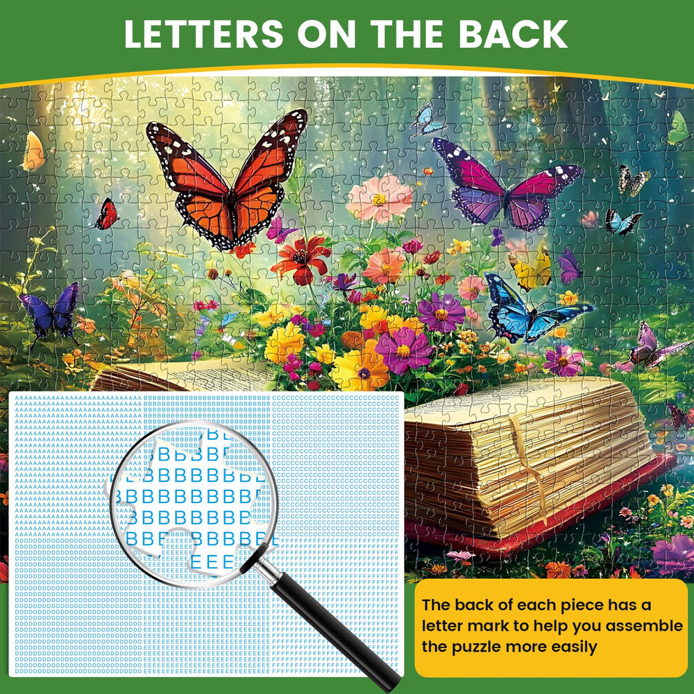 DAGIRT Flowers Book Puzzle board layout demonstrates vibrant colors to spark calm focus