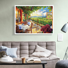 DAGIRT 500-piece puzzle includes a reference poster for guidance.