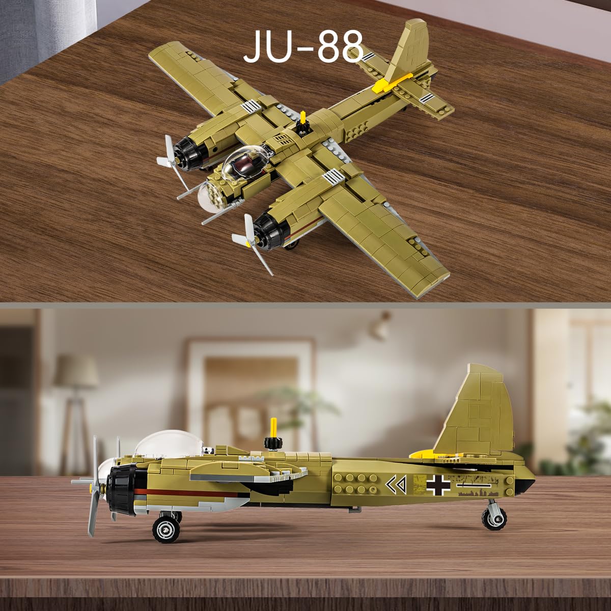 DAHONPA JU88 model assembly with family during a hands-on session