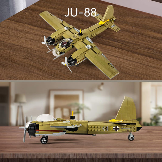 DAHONPA JU88 model assembly with family during a hands-on session