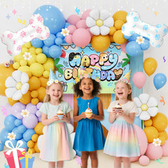 Daidle photo background is ideal for smash cake moments and family photos