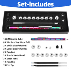 DAIKOYE fidget pen magnetic parts assembly showing modular creativity