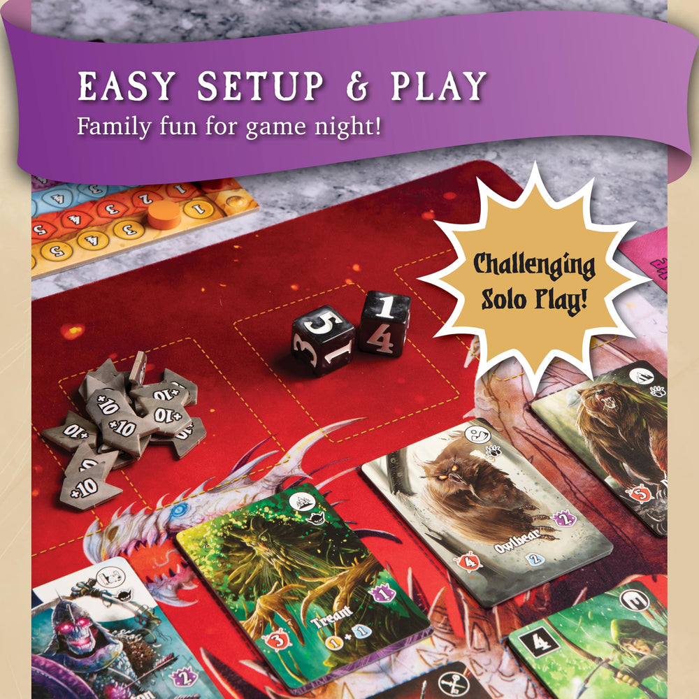 Valeria Card Kingdoms game-night setup encourages friends and family to play