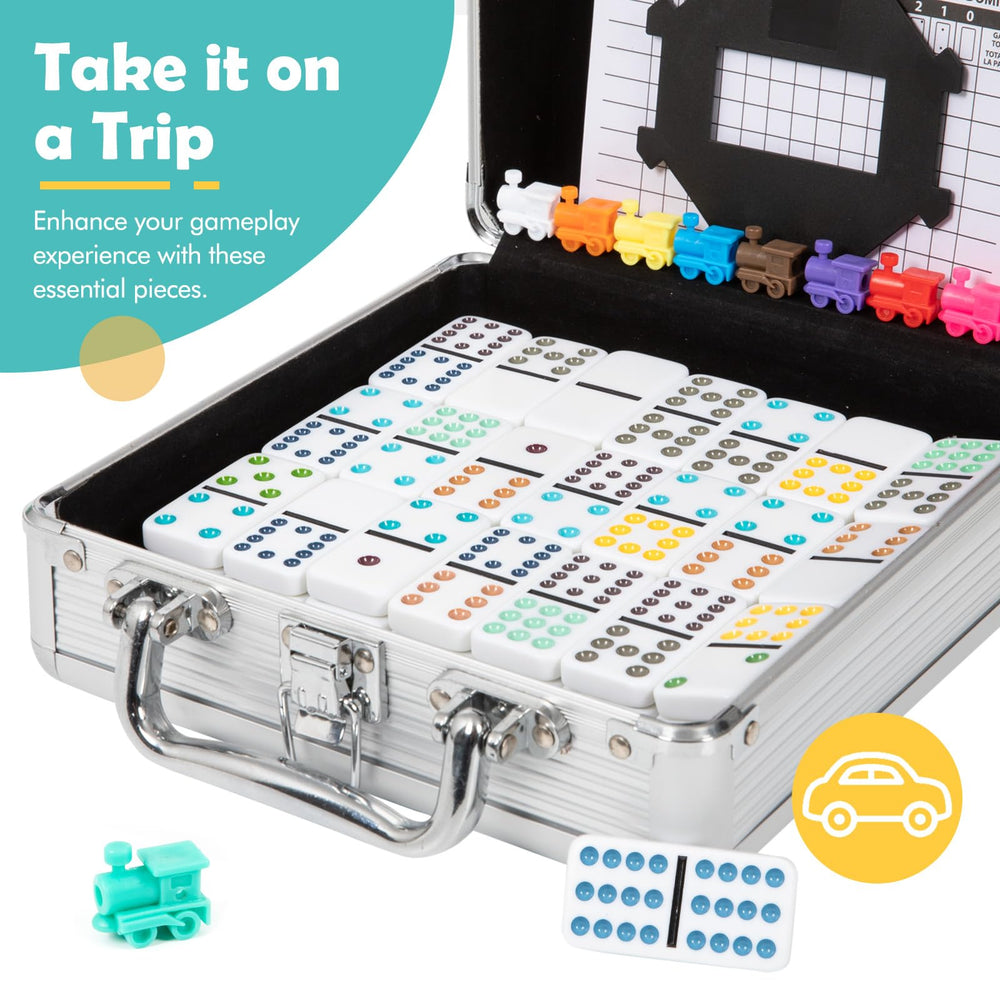DAILYLIFE Visually vivid dominoes create an inviting game atmosphere