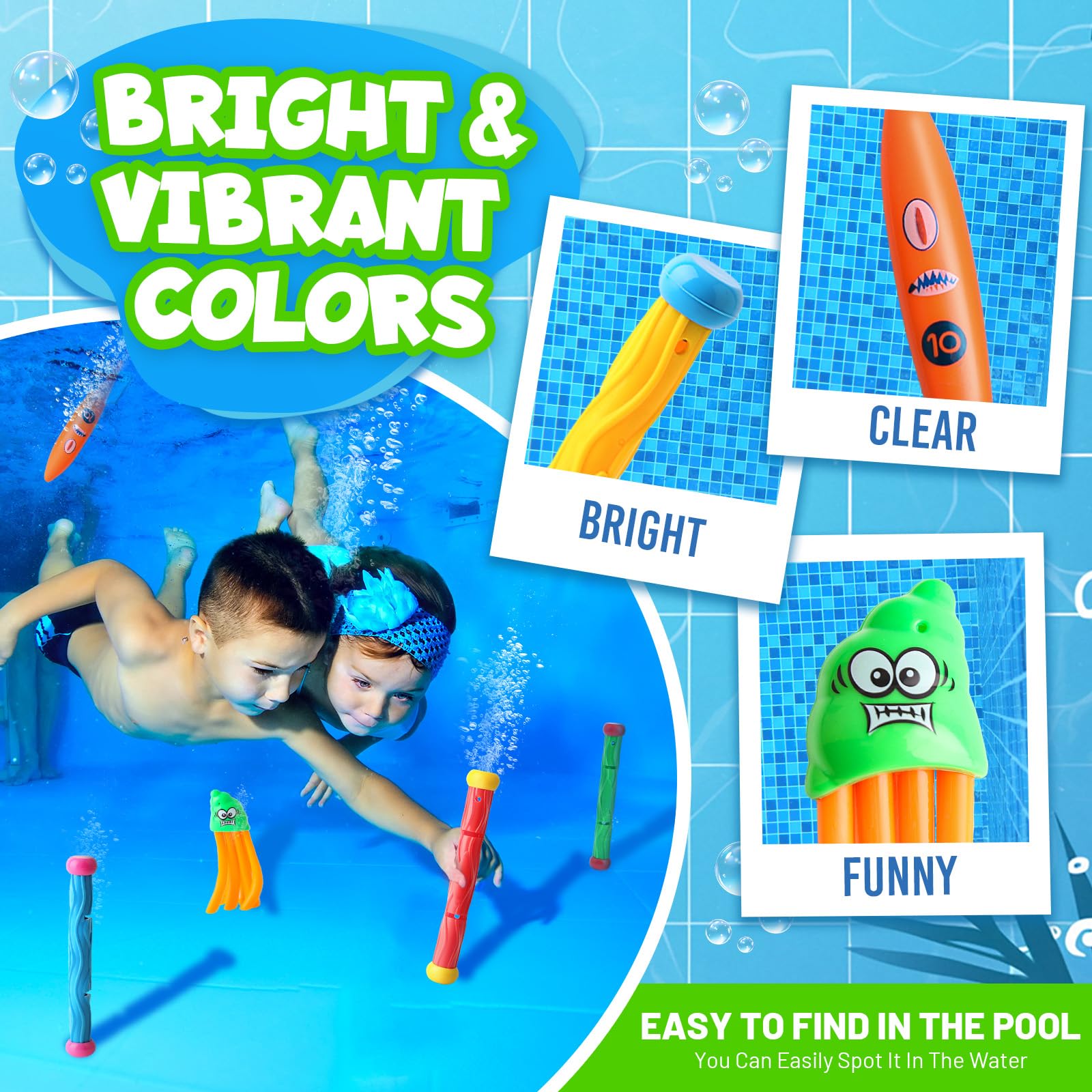 Daisiki diving octopus adds playful water challenges for kids.