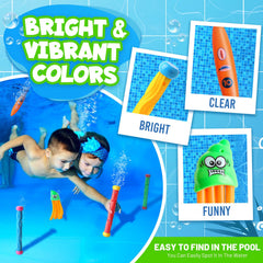 Daisiki diving octopus adds playful water challenges for kids.