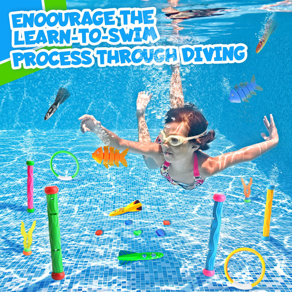 Daisiki octopus dive toy with ergonomic grip for safe grabbing during water play