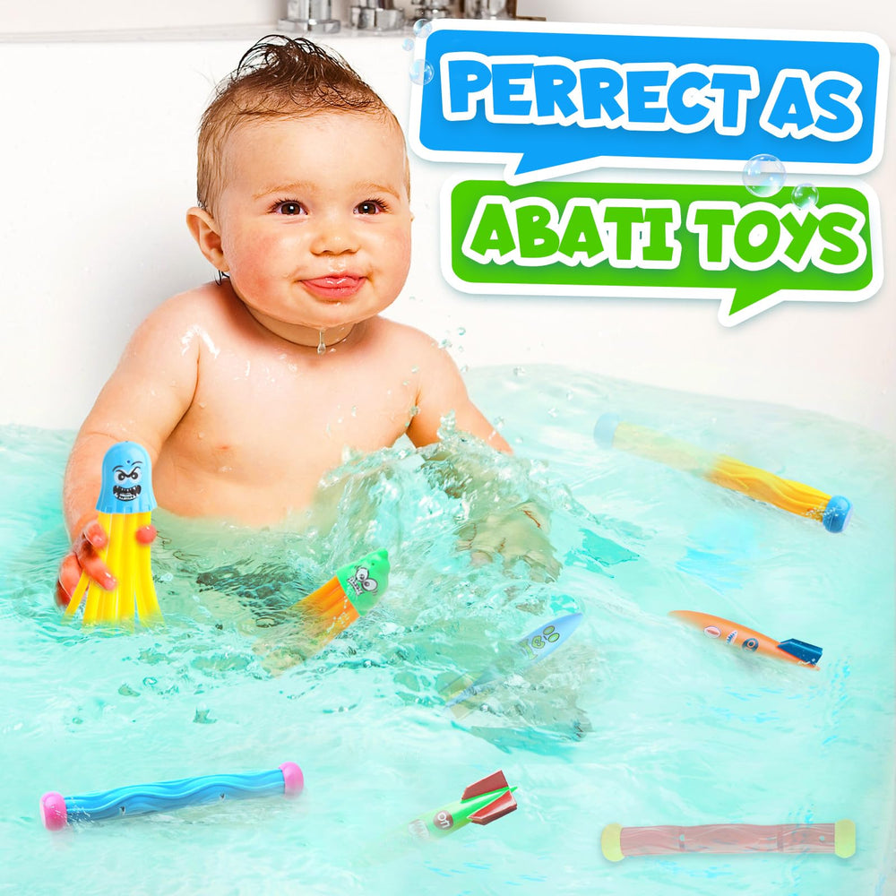 Daisiki toddler water toys pack encourages safe, active splash time.