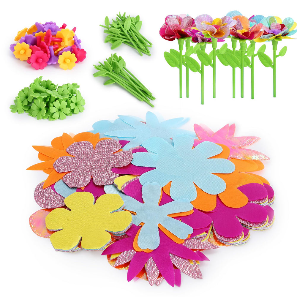 DAISRED petals for flower bouquets—colorful, reusable decoration ideas for kids.