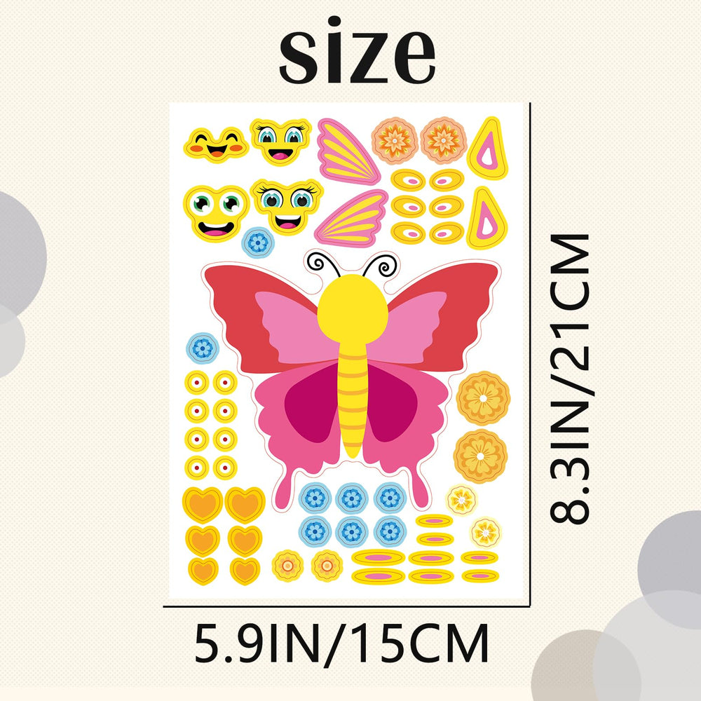 DaiUni sticker sheets with eyebrow designs for expressive character creations