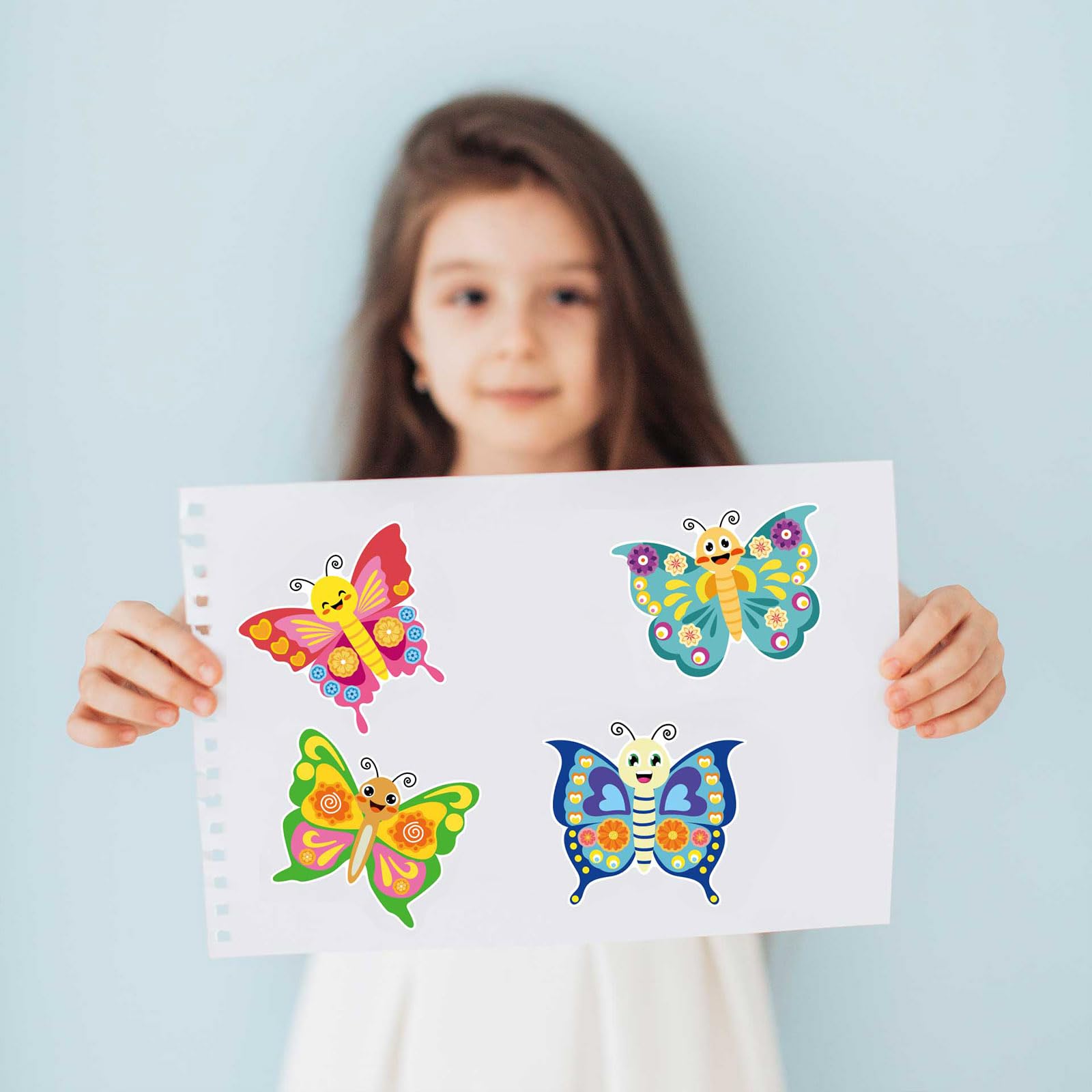 DaiUni colorful face stickers for bright, easy facial expressions