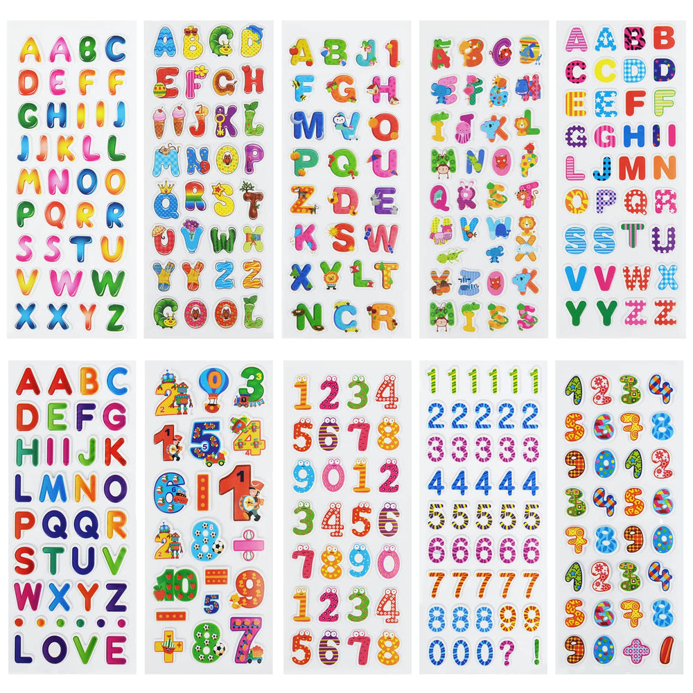 DaiUni colorful 3D foam stickers brighten crafts and scrapbooking projects.