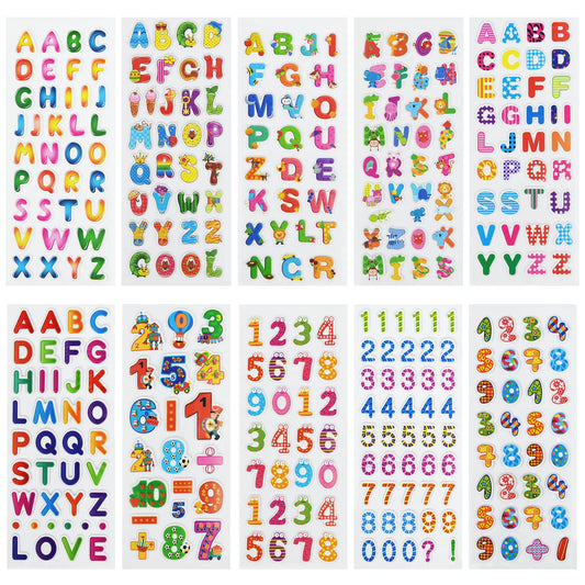 DaiUni colorful 3D foam stickers brighten crafts and scrapbooking projects.