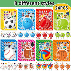 DaiUni face stickers with mix-and-match features for unique faces