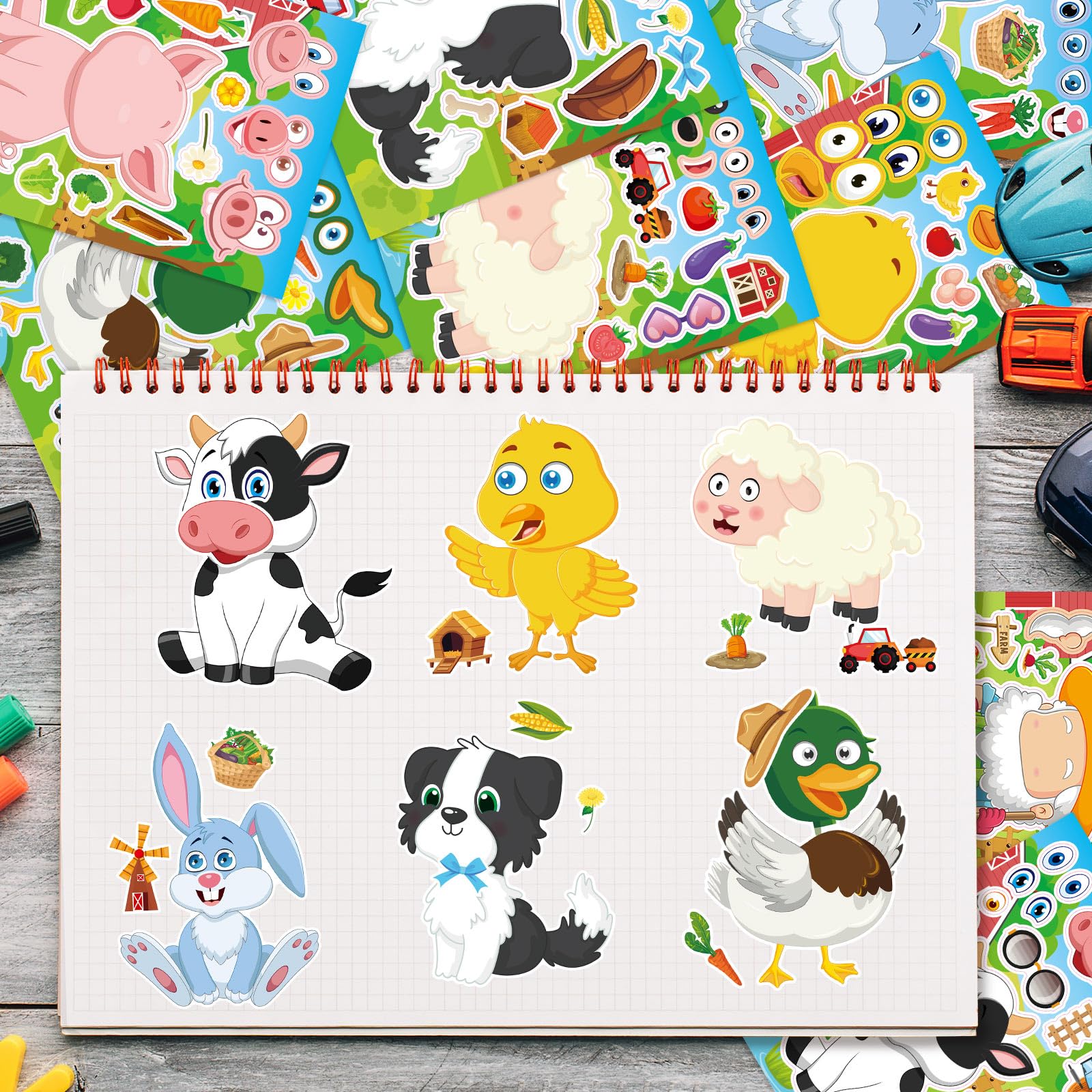 DaiUni notebook decor stickers ideal for decorating journals and scrapbooks
