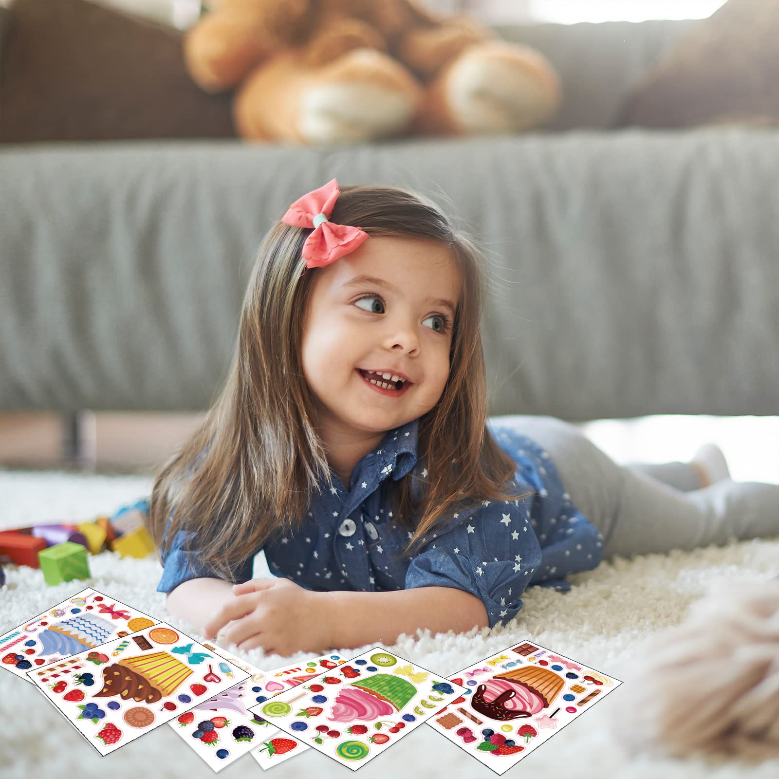 Notebook, card, and gift decoration ideas with versatile stickers.