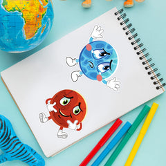 DaiUni party favor stickers for classroom activities and trips