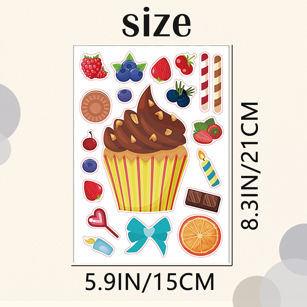 Premium vinyl stickers by DaiUni, non-toxic and waterproof for messy art sessions.