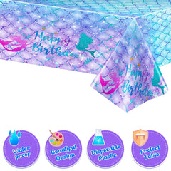 DaiUni tablecloth 54x108 waterproof material ideal for cakes and juices cleanup.